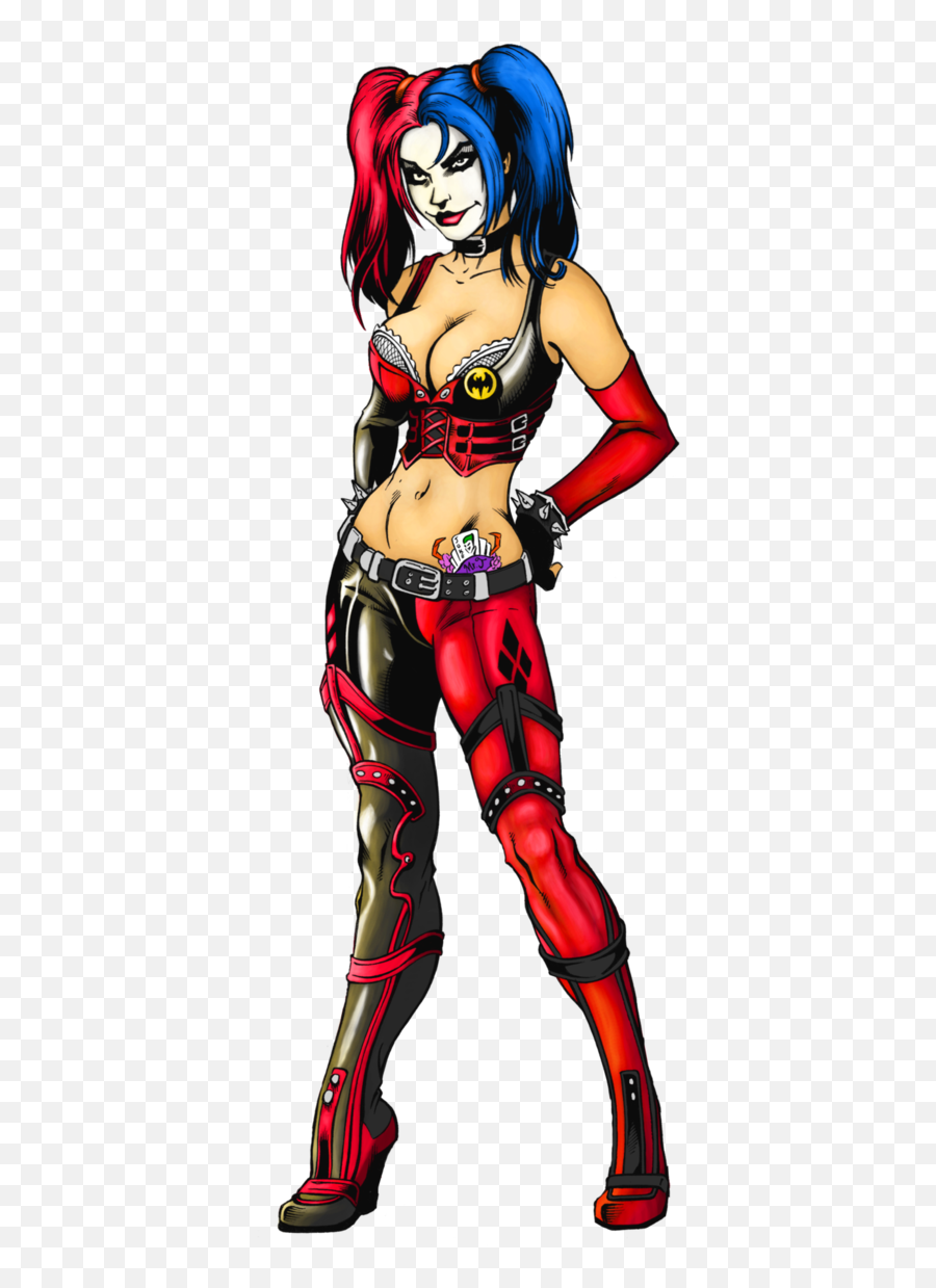 Harley Quinn - Harley Quinn Hair Comics Emoji,Harley Quinn Png