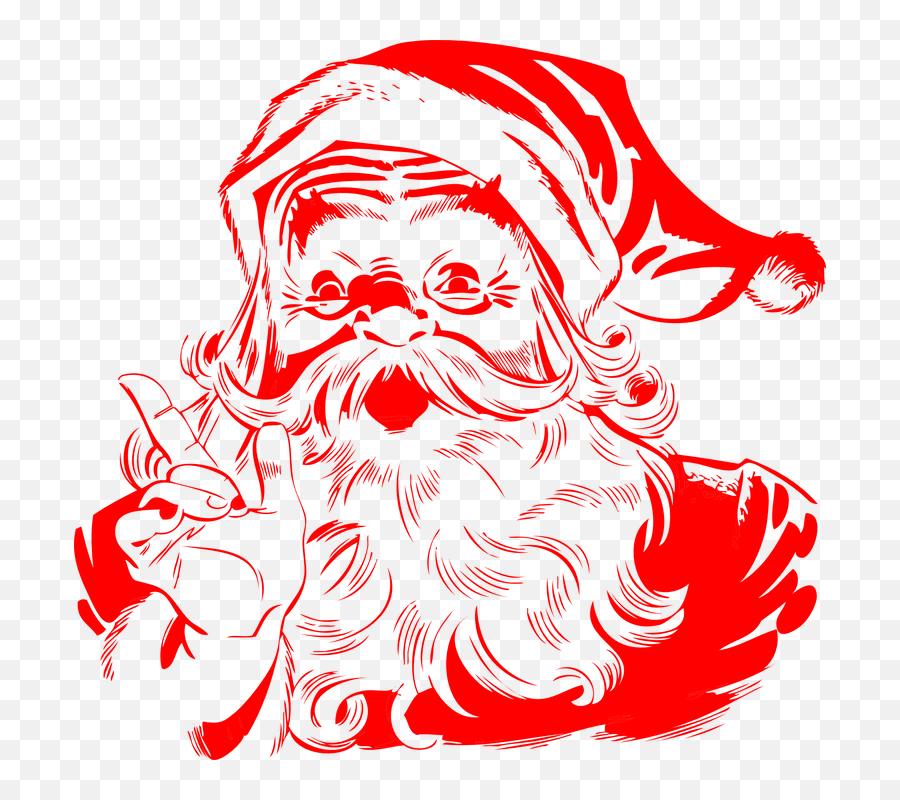 Santa Claus Images Gif Hd Wallpapers - Santa Claus Vintage Png Emoji,Santa Face Clipart