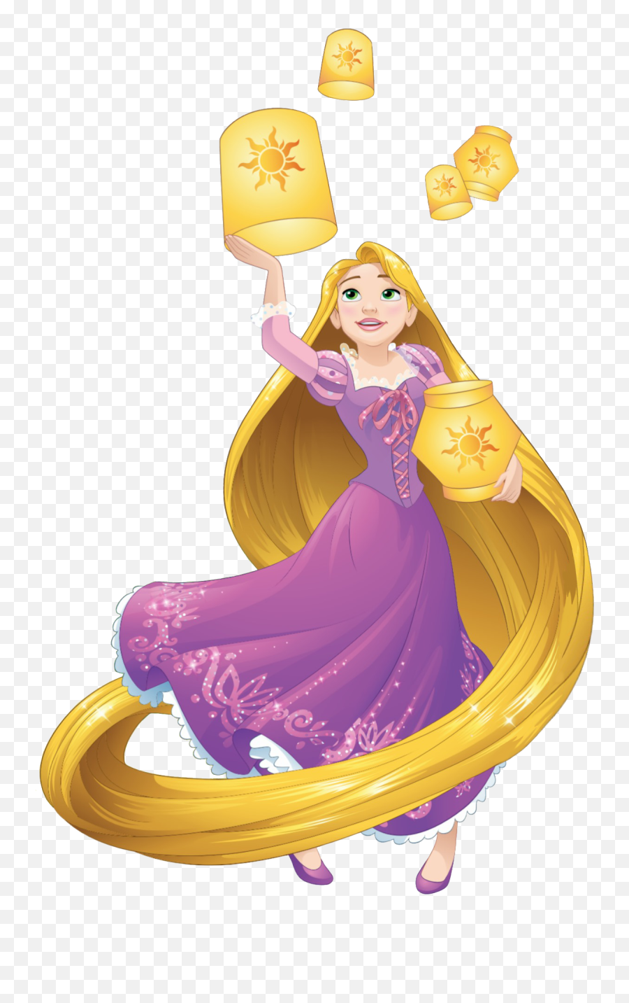 Rapunzel Clipart Transparent Background - Disney Princess Rapunzel Png Logo Emoji,Tangled Png