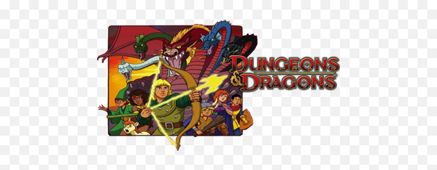 Dungeons And Dragons Tv Serie Png Image - Dungeons And Draguns Fanart Emoji,Dungeons And Dragons Logo