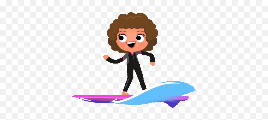 Surfing Barb And Star Go To Vista Del - Dibujos De Deportes Del Mar Con Gif Emoji,Surfing Clipart
