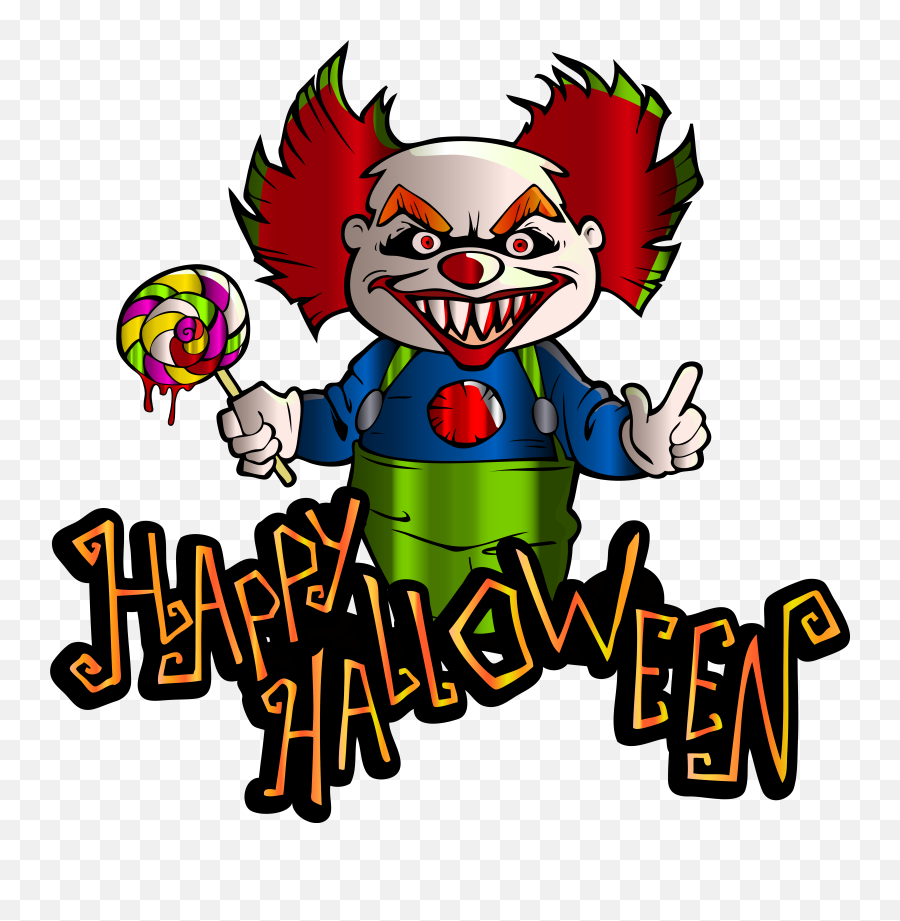 Pin By Anahita Daklani On Halloween Clipart Images - Scary Halloween Clown Clipart Emoji,Halloween Clipart