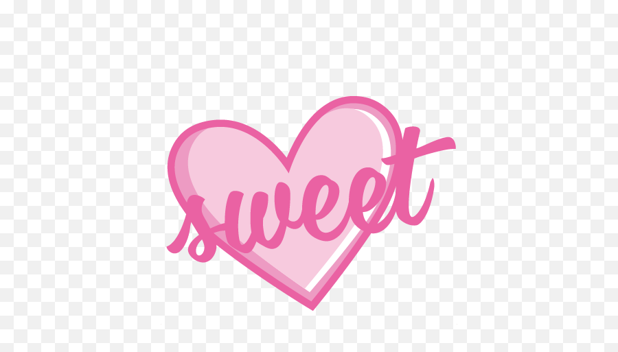 Sweet Heart Svg Scrapbook Cut File Cute - Sweet Heart Svg Emoji,Conversation Heart Clipart