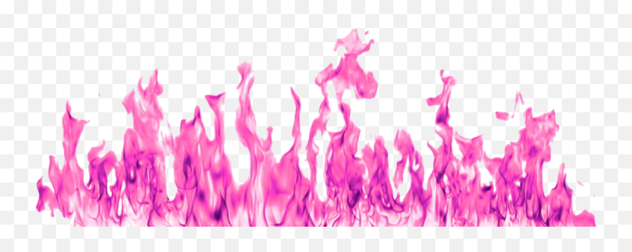 Transparent Warm And Cool Pink Flames - Flames Transparent Background Emoji,Pink Transparent