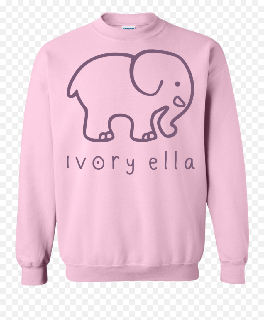 Ivory Ella Shirt Hoodie Sweatshirt - Outline Elephant Clipart Black And White Emoji,Ivory Ella Logo