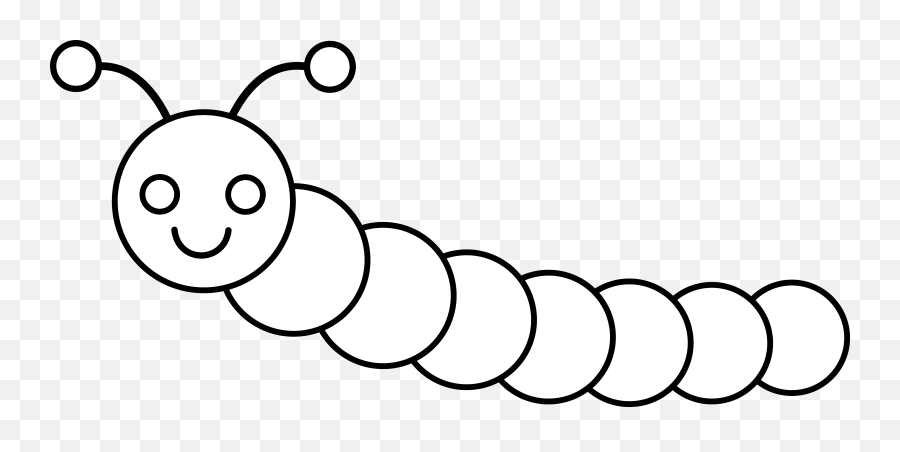 Library Of Black And White Png Free - Caterpillar Clipart Black And White Emoji,Caterpillar Clipart