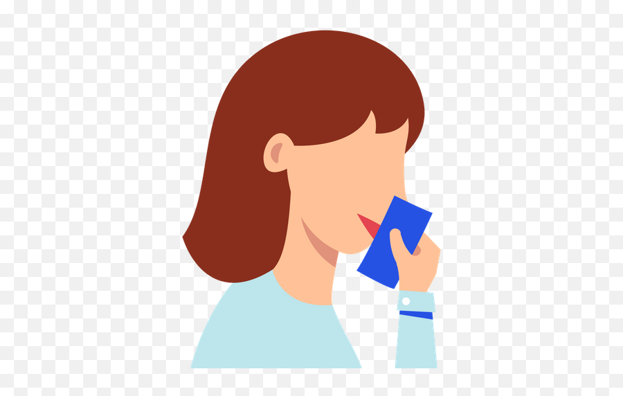 Cover Mouth During Cough Icon Of Flat Style - Available In Cover Mouth When Coughing Png Emoji,Mouth Png