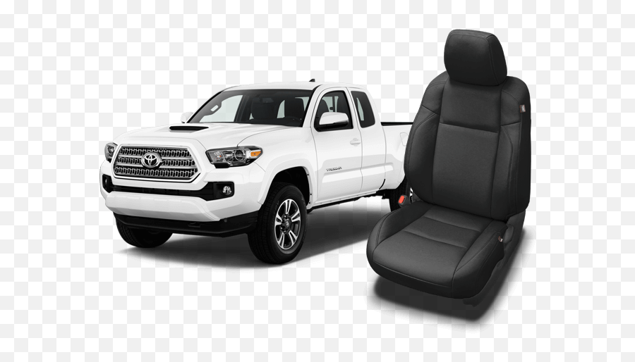 Toyota Tacoma Leather Seats Seat Covers Custom Interiors - White Toyota Tacoma 2017 Trd Off Road Emoji,Toyota Trd Logo