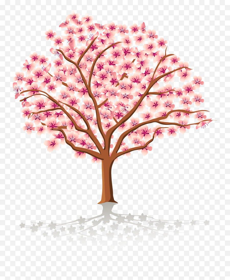 Download Watercolor Floral Clipart Cherry Blossom Watercolor - Clipart Spring Season Tree Emoji,Floral Clipart