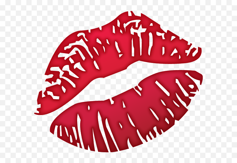 Free Clip Art Of Kissing Lips Liptutororg - Draw Kiss Lips Emoji,Kiss Clipart