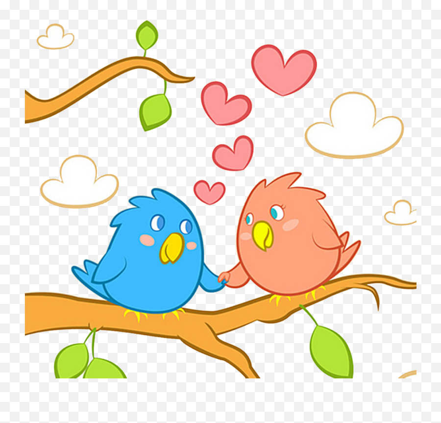 Jpg Black And White Download Falling In Love Couple - Couple Emoji,Cute Bird Clipart Black And White