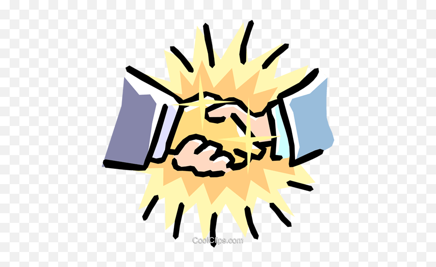 Golden Handshake Royalty Free Vector Clip Art Illustration Emoji,Handshake Clipart Png