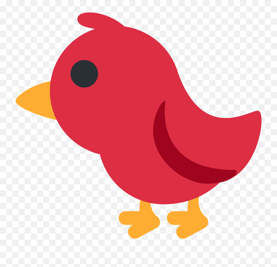 Cartoon Cardinal Bird 4 Buy Clip Art - Red Bird Cartoon Png Emoji,Cardinal Clipart