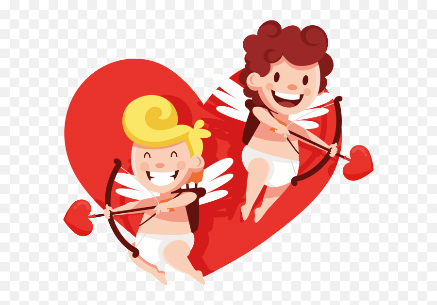 Hand Drawn Cartoon Cupid Arrow Decoration Vector - Cupid Emoji,Cupid Arrow Png