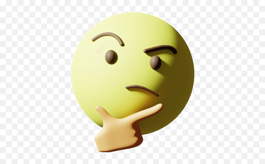 Thinking Emoji Gifs - Happy,Thinking Emoji Png