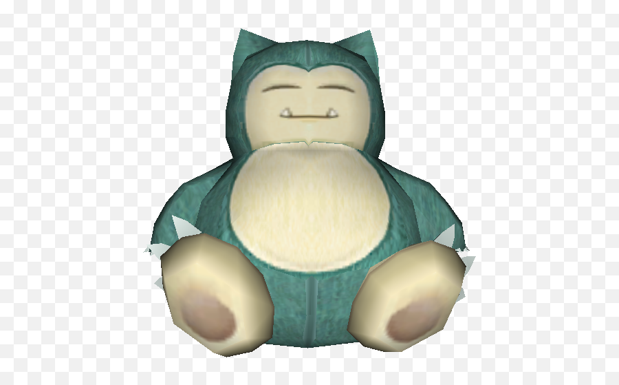 Gamecube - Pokémon Channel Snorlax Doll The Models Resource Emoji,Snorlax Png