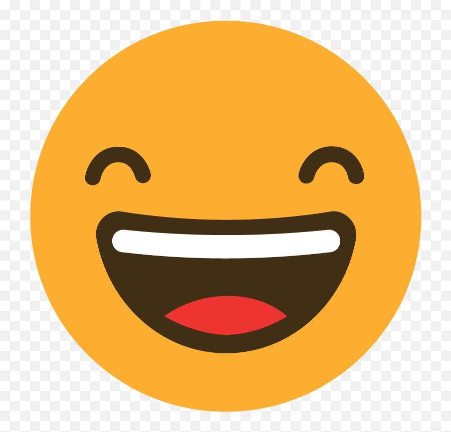 Download Hd Happy Reaction Emoji Icon Vector Graphic,Happy Icon Png