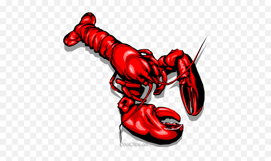 Lobster Royalty Free Vector Clip Art - Seafood Emoji,Lobster Clipart