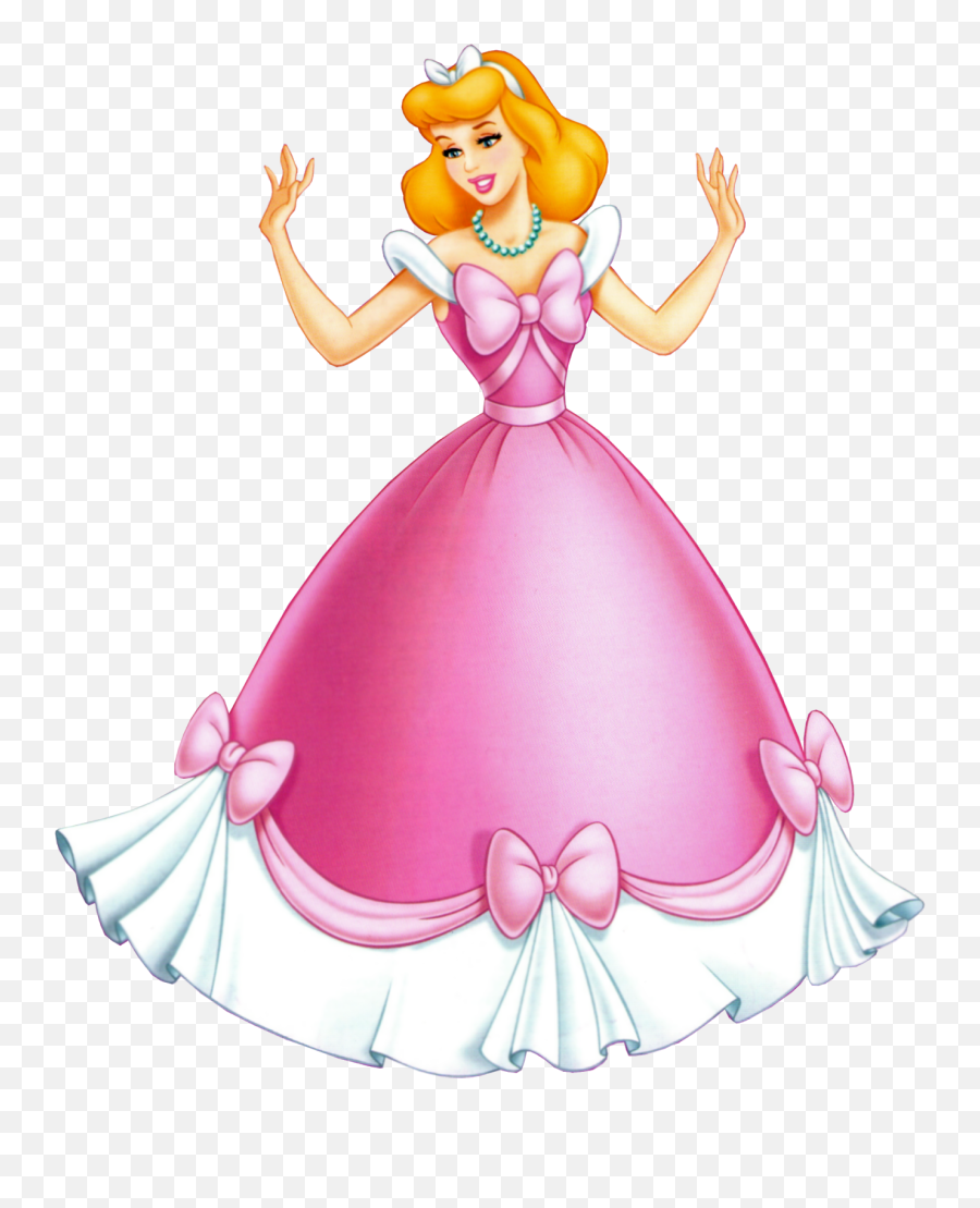 Cinderella Clipart - Cinderella Pink Dress Disney Princess Emoji,Cinderella Clipart