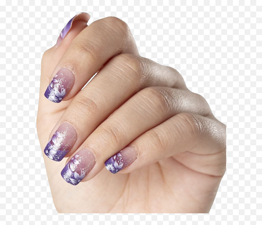 Nails Png Image Nails Toe Nails Manicure - Purple Nails Transparent Png Emoji,Nail Polish Clipart