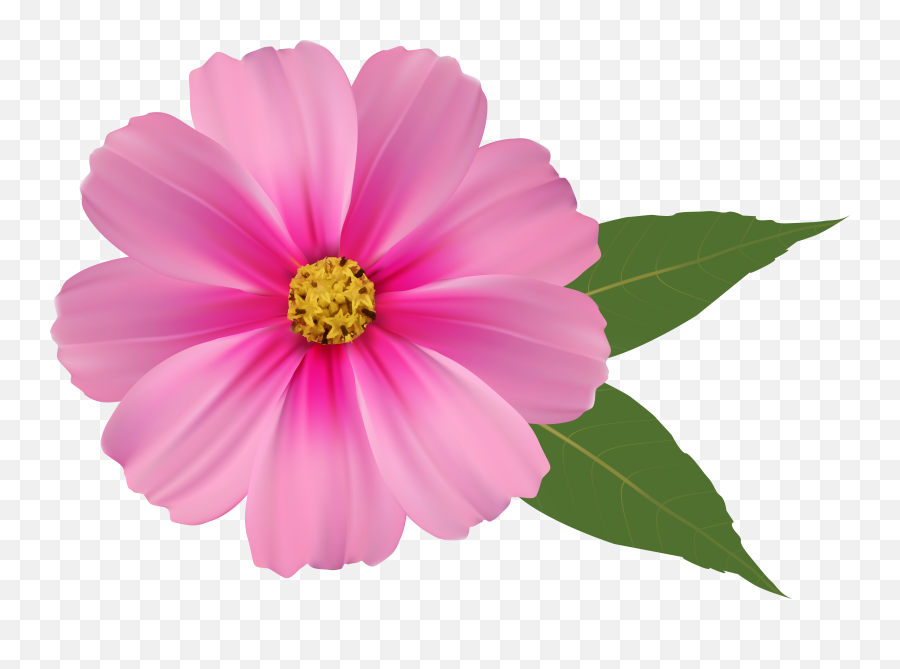 Pink Flower Png Image Clipart - Flower Png Hd Background Emoji,Pink Flower Png