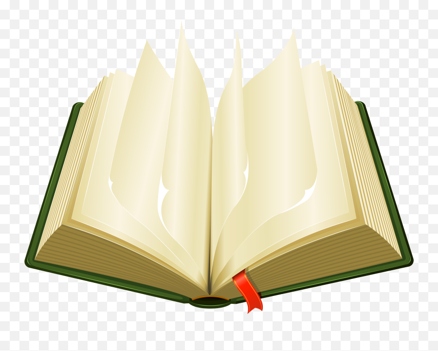 Open Green Book Png Clipart - Book Clipart Png Emoji,Book Clipart