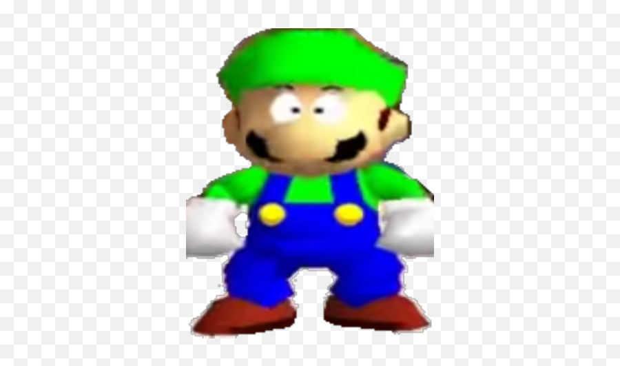 Super Mario 64 Bloopers Wiki - Fictional Character Emoji,Luigi Transparent