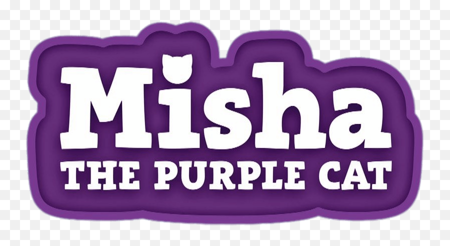 Misha The Purple Cat Logo Transparent Png - Stickpng Language Emoji,Cat Logo