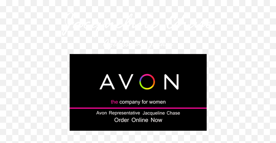 Jacqueline Chase Online Store For Avon Beauty Products Emoji,Chase Logo