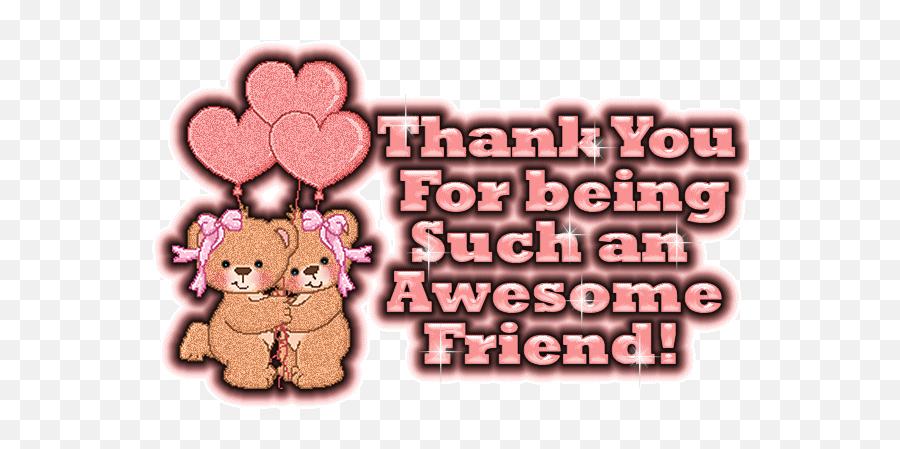 Thank You Pictures - Thank You Dear Friend Bear Emoji,Friend Us On Facebook Logo