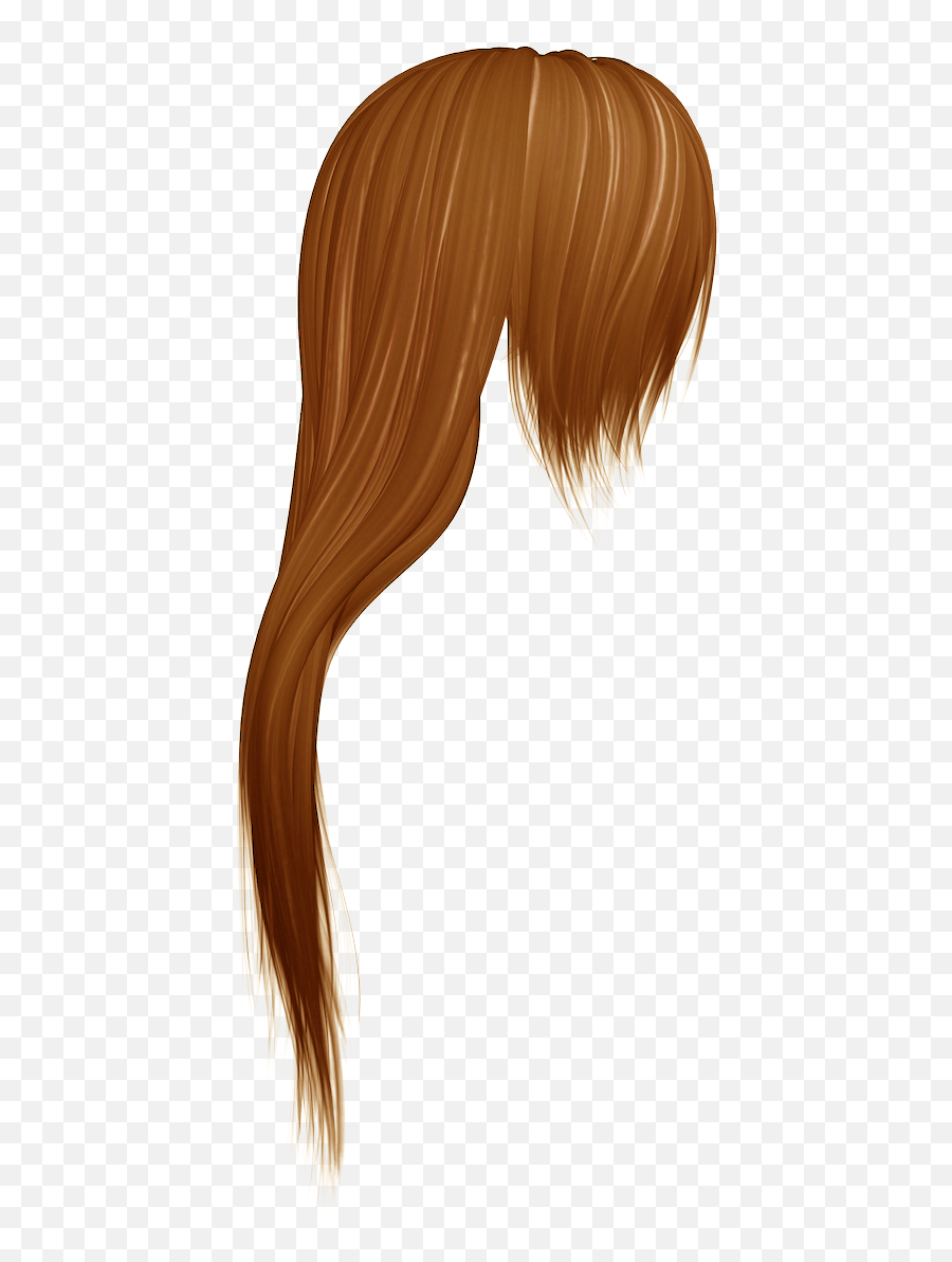 Hair Png Image Without Background - Transparent Long Hair Orange Hair Png Emoji,Hair Transparent Background