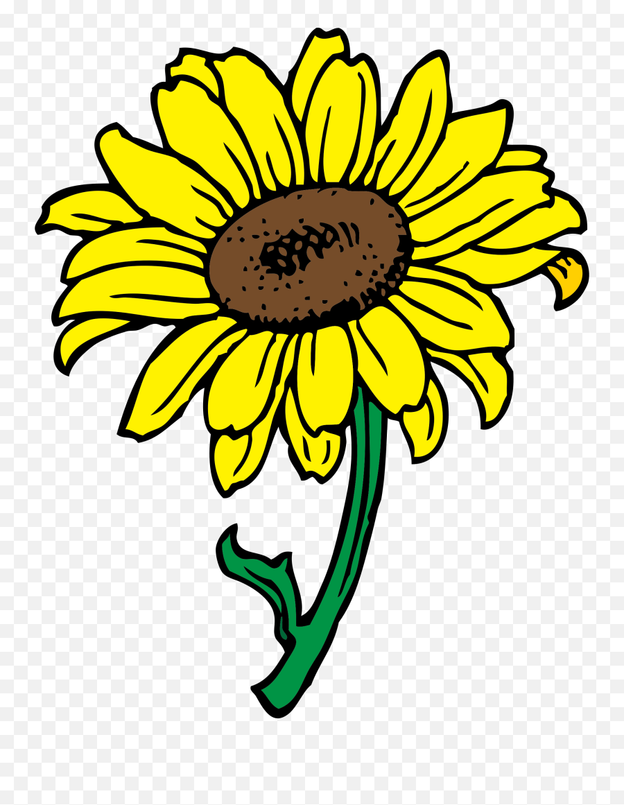 Sunflower Svg Vector Sunflower Clip Art - Svg Clipart Clip Art Of Sunflower Emoji,Sunflower Clipart