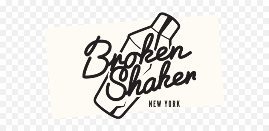 Broken Shaker Cocktail Bar - Broken Shaker Miami Logo Emoji,Cocktail Logo
