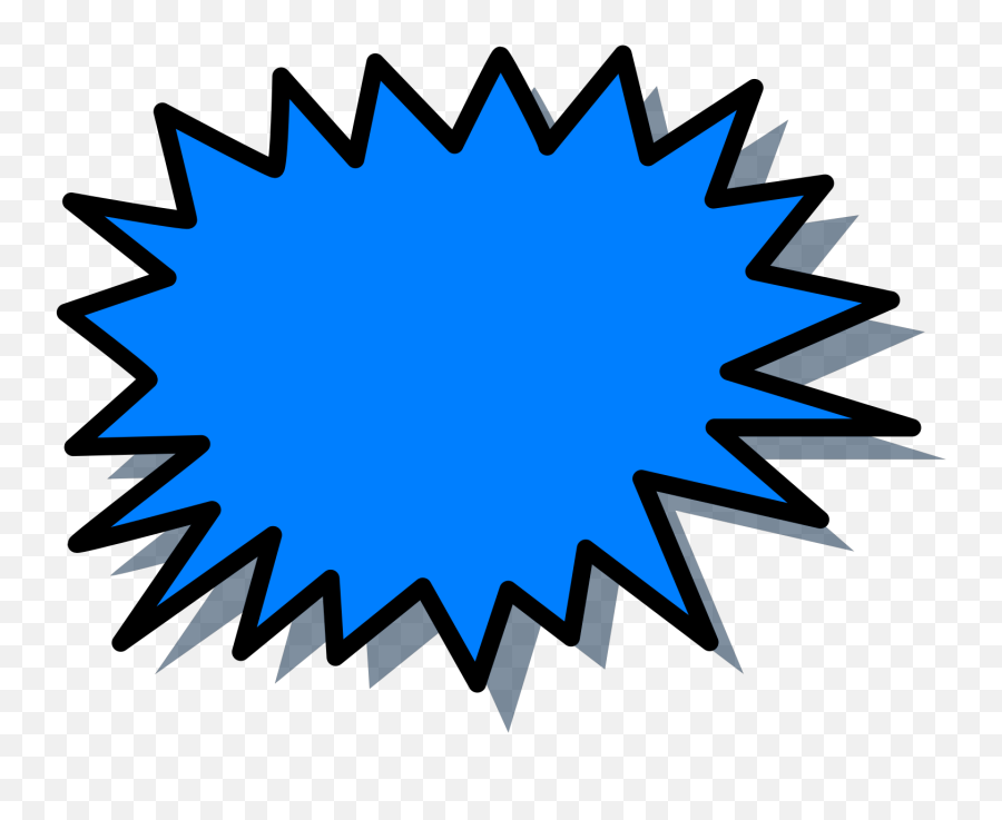 Blue Explosion Png Svg Clip Art For Web - Download Clip Art Explode Blue Vector Png Emoji,Explosion Png