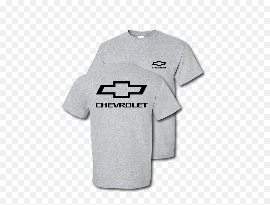 Download Heather Grey Open Chevrolet Bowtie T - Shirt Emoji,Chevy Bowtie Png