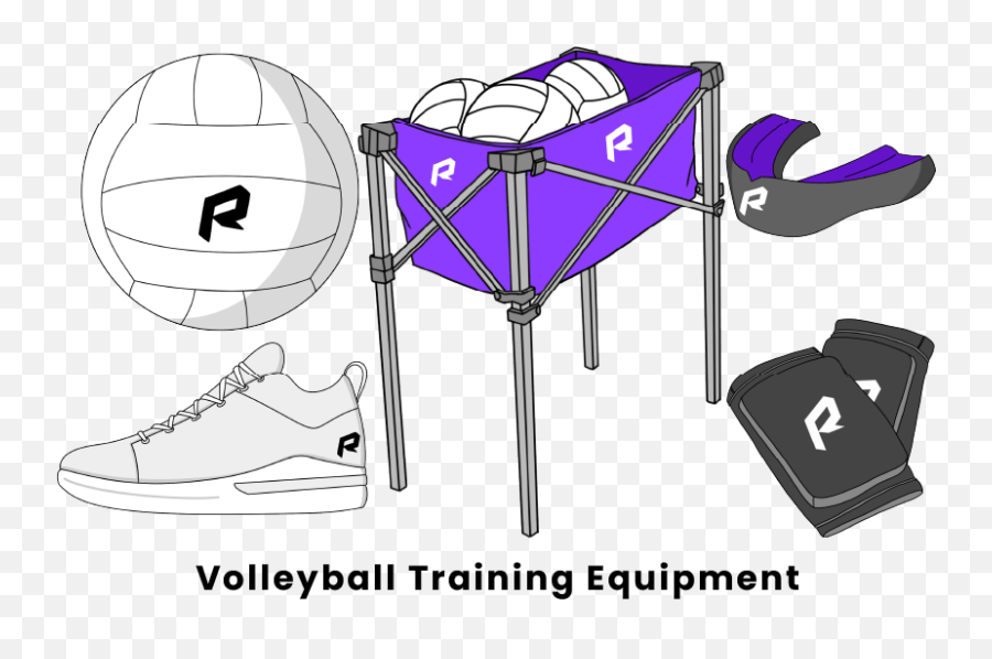 Volleyball Equipment List Emoji,Female Volleyball Player Clipart