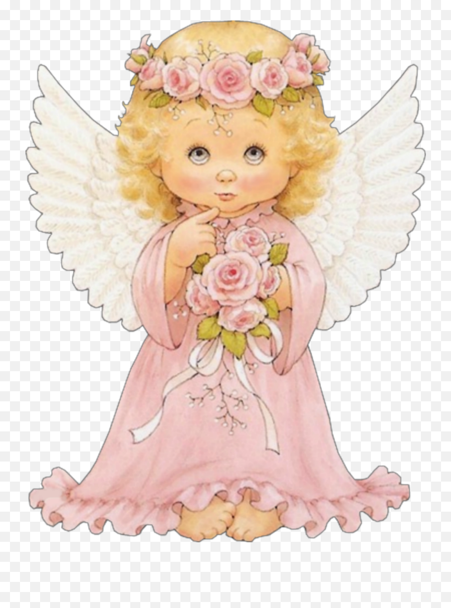 Download Hd Ftestickers Sticker - Baby Angel Transparent Png Emoji,Baby Angel Png