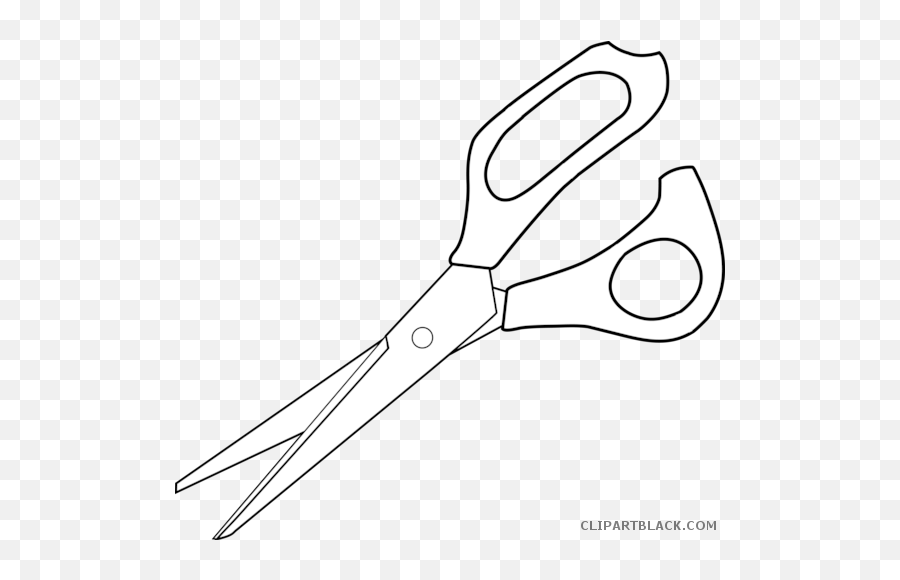 Royalty Free Download Scissor Page - Black And White Image Of Scissor Emoji,Scissors Clipart