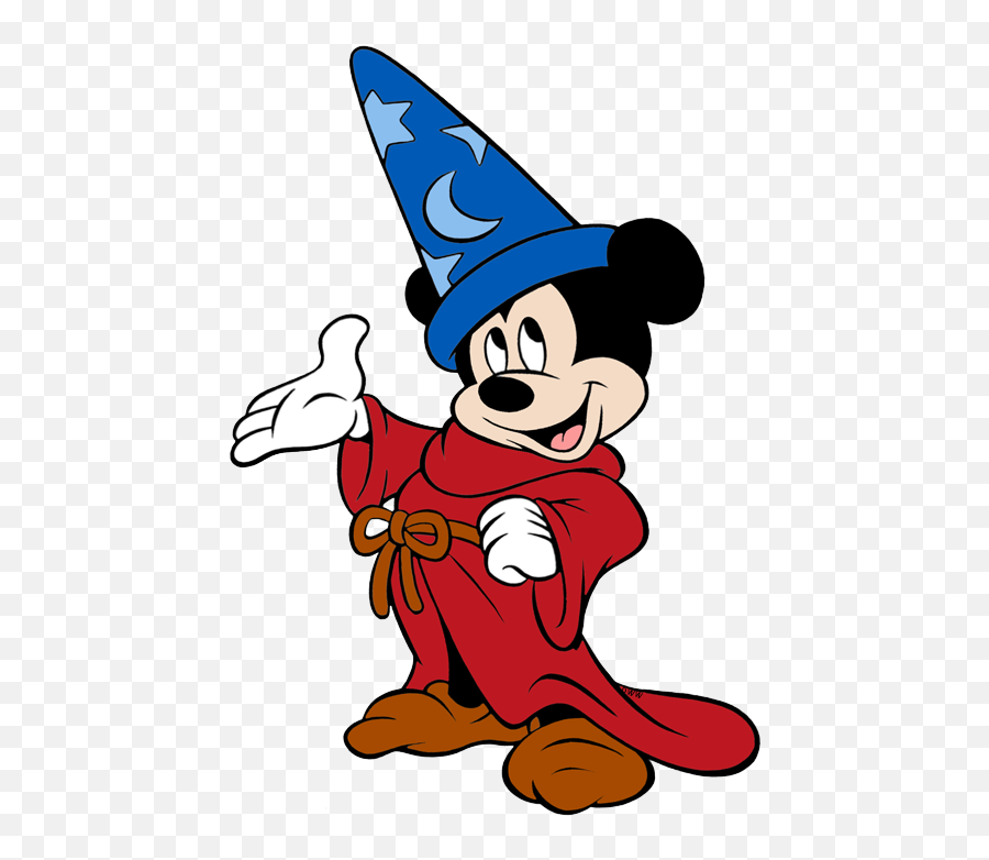 Sorcerer Mickey Clipart - Clip Art Library Sorcerer Mickey Png Emoji,Mickey Clipart