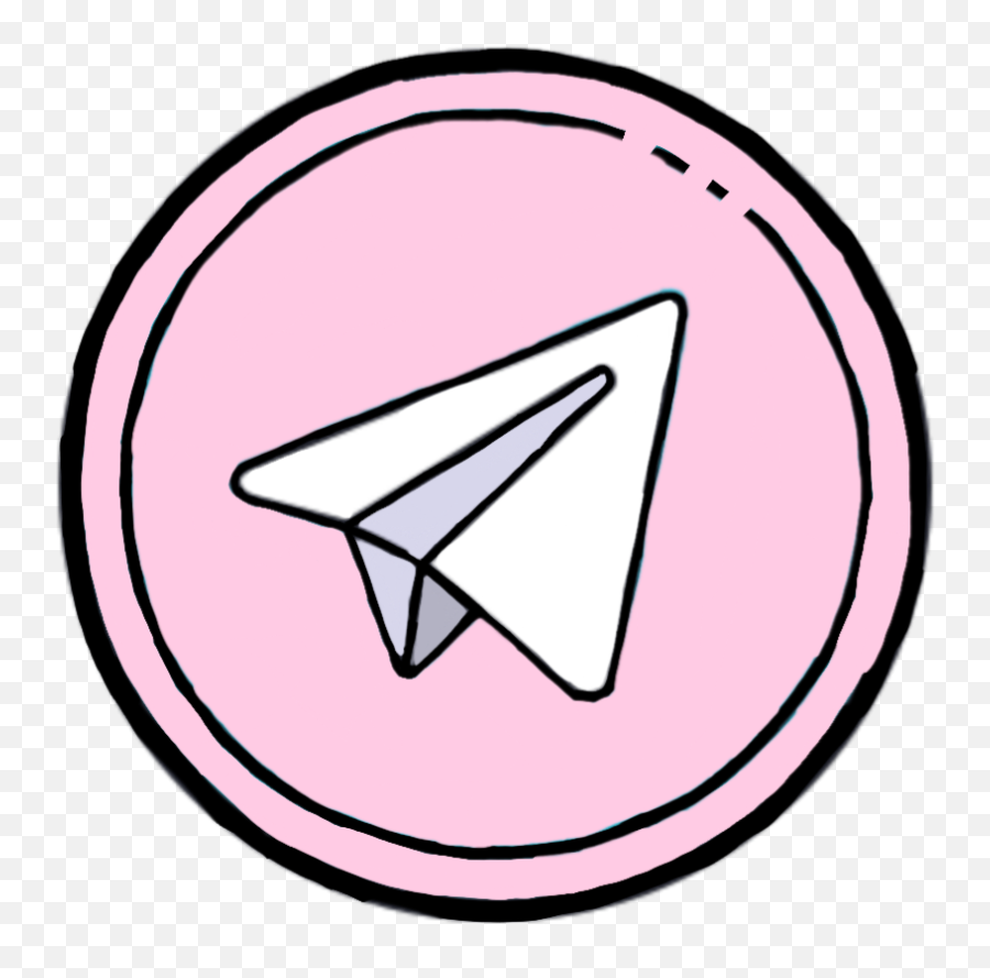 Telegram Logo Rosa Pink Telegramlogo - Dot Emoji,Telegram Logo
