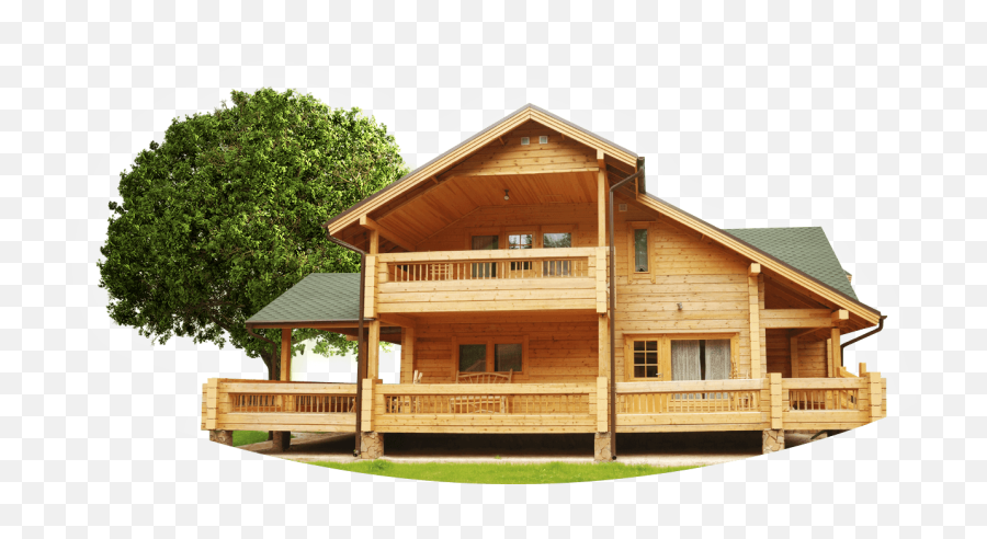 Big House Png Image - Cabin Without Background Emoji,House Png