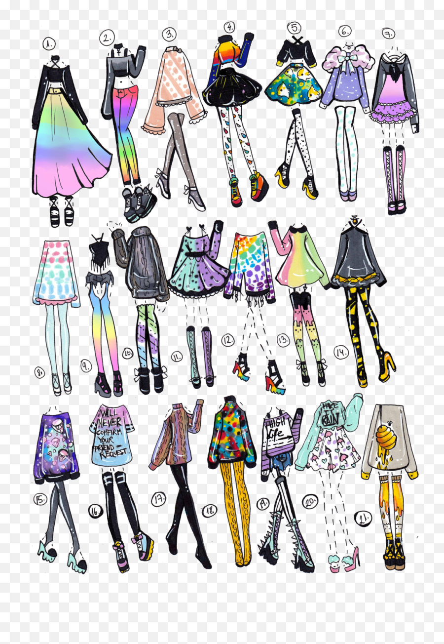 Fashion Png - Clothes Drawing Emoji,Fashion Clipart
