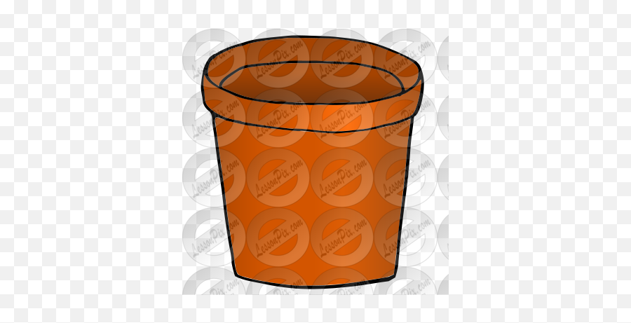 Flowerpot Picture For Classroom Therapy Use - Great Cylinder Emoji,Flower Pot Clipart