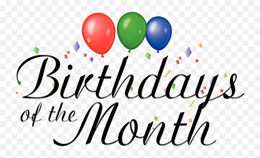 Balloon January Month Clip Art Happy Birthday Month Free - January Birthdays Emoji,Announcement Clipart
