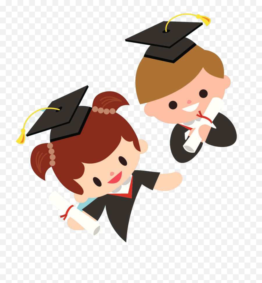 Graduation Png Images - Kid Graduation Clipart Png Emoji,Graduation Clipart