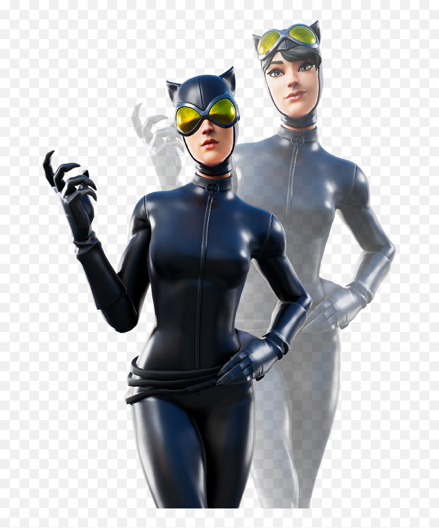 Fortnite Catwoman Comic Book Skin - Character Png Images Catwoman Comic Book Outfit Fortnite Emoji,Catwoman Logo