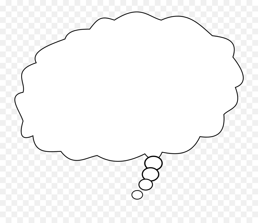 Download Thought Bubble Png Transparent - Dot Emoji,Thought Bubble Png