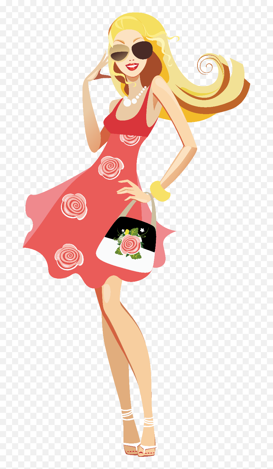 Fashion Girl Clipart - Ladies Fashion Vector Png Emoji,Black Woman Clipart