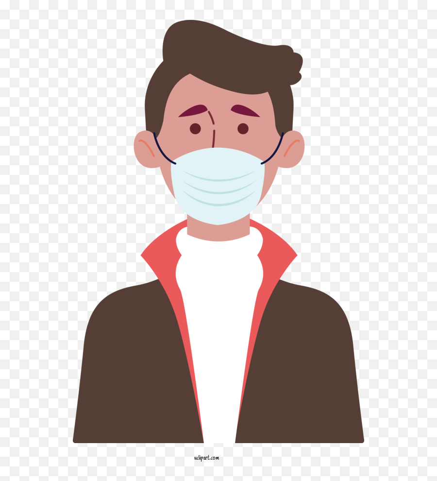 Medical Coronavirus Cartoon Mask For Surgical Mask - Corona Mask Png Emoji,Medical Mask Clipart