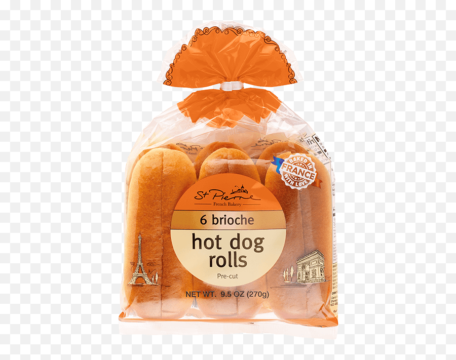 Brioche Hot Dog Rolls Emoji,Transparent Hot Dog
